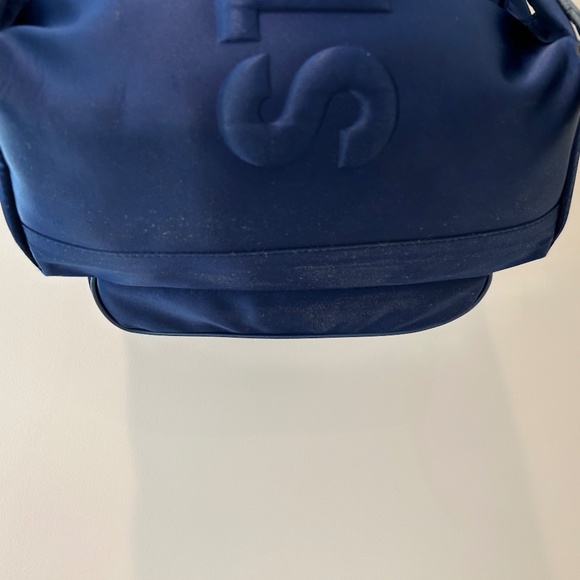 Stella McCartney Blue 'falabella Go' Satin Backpack - Picture 12 of 13